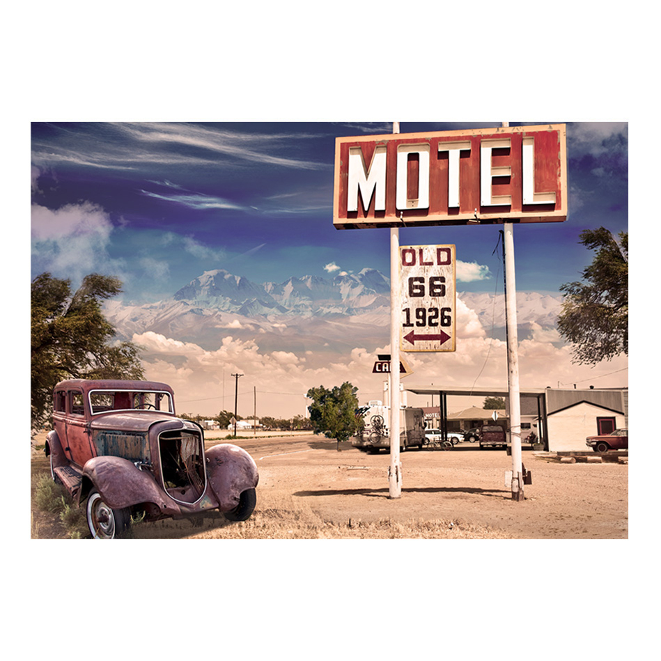 Old motel 400x280 Storlek: 400x280 cm