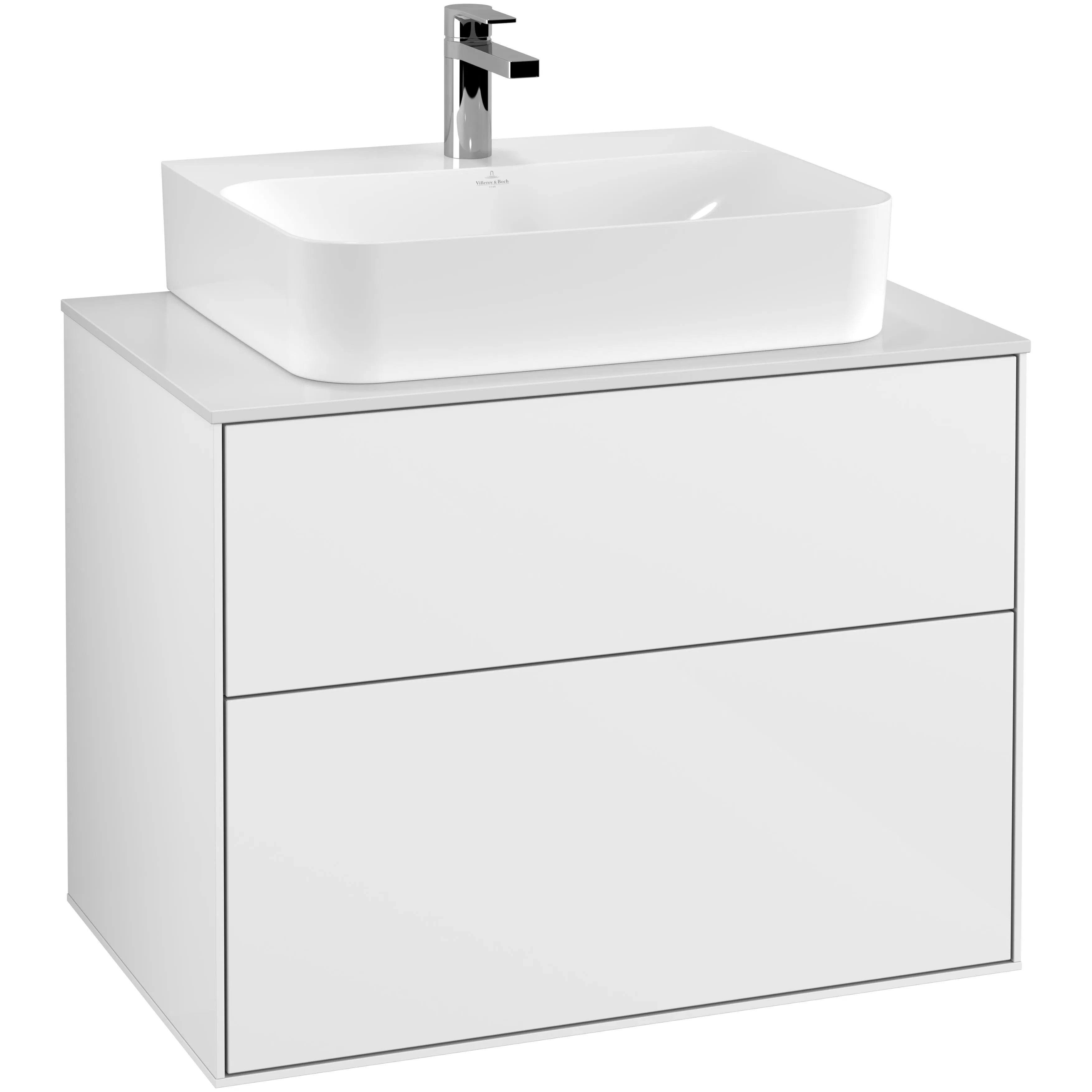 Tvättställsskåp Villeroy & Boch Finion med 2 Lådor och Bänkskiva för Centrerat Tvättställ