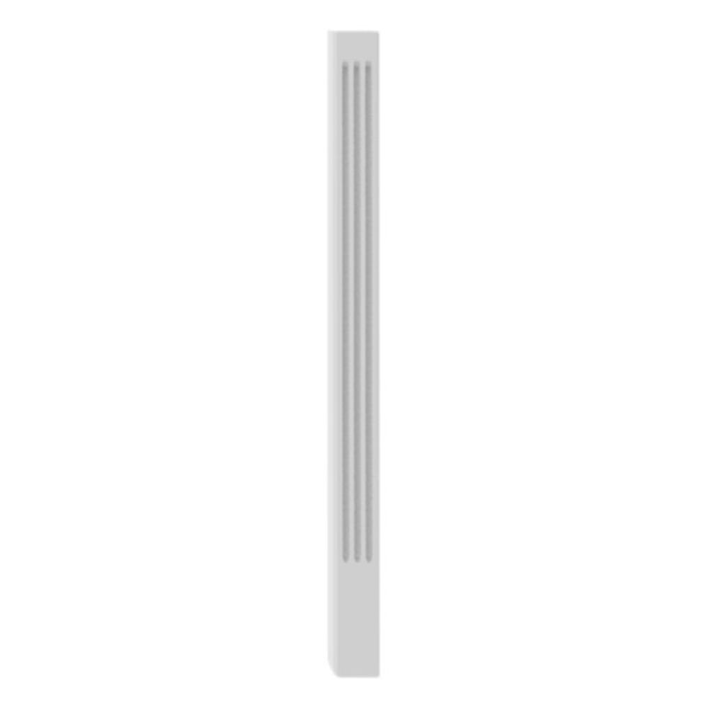 Räckespelare spårad grundmålad 66x900 Vit