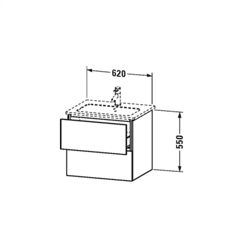 Tvättställsskåp Duravit L-Cube