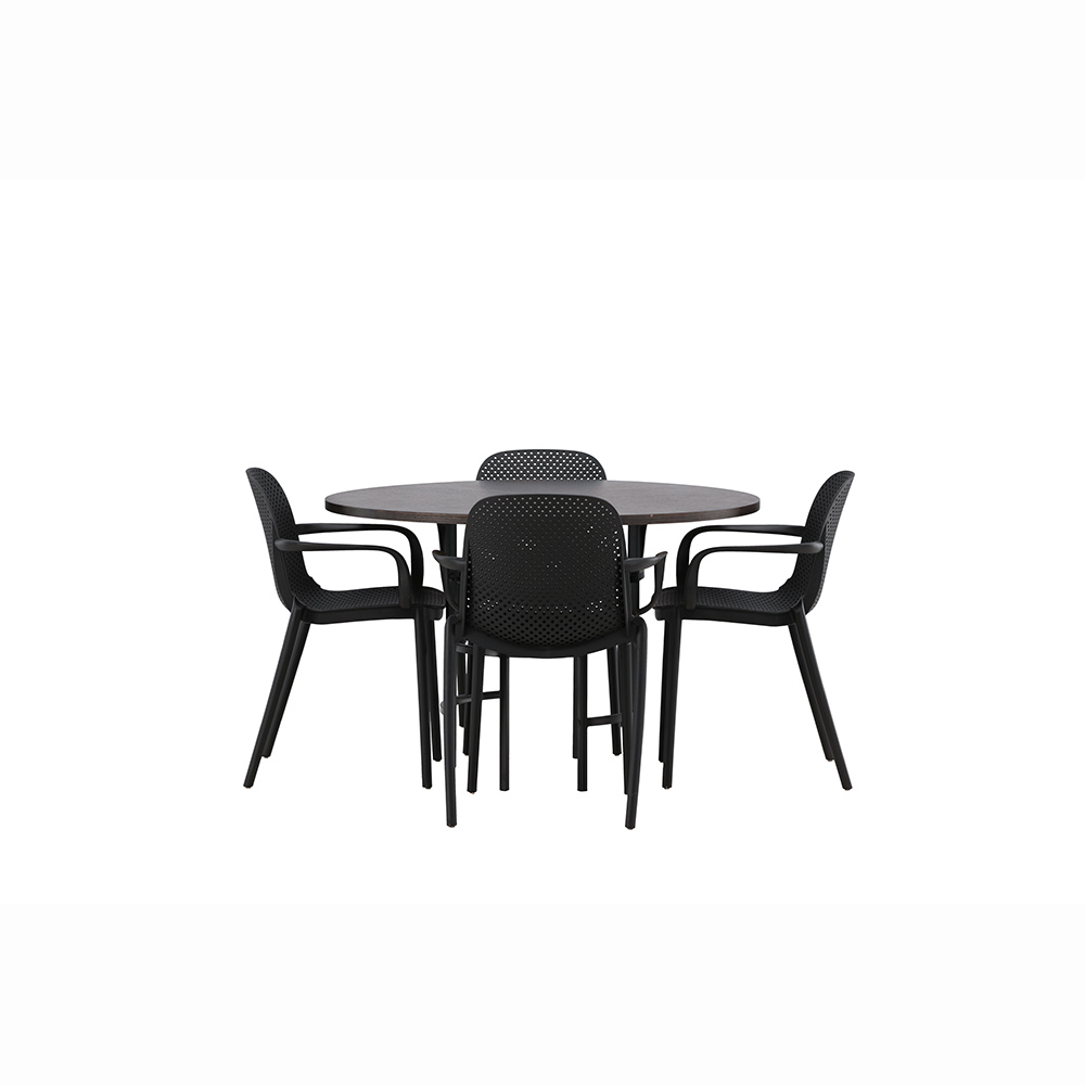 Matgrupp Venture Home Copenhagen med 4 Baltimore Stolar