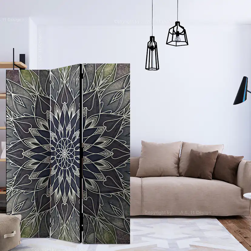 Rumsavdelare Skärmvägg Arkiio Imperial Pattern 135x172 cm