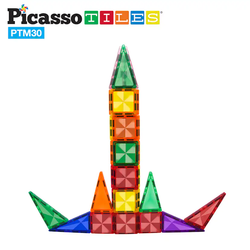 Magnetplattor Picasso Tiles 30 bitar Mini