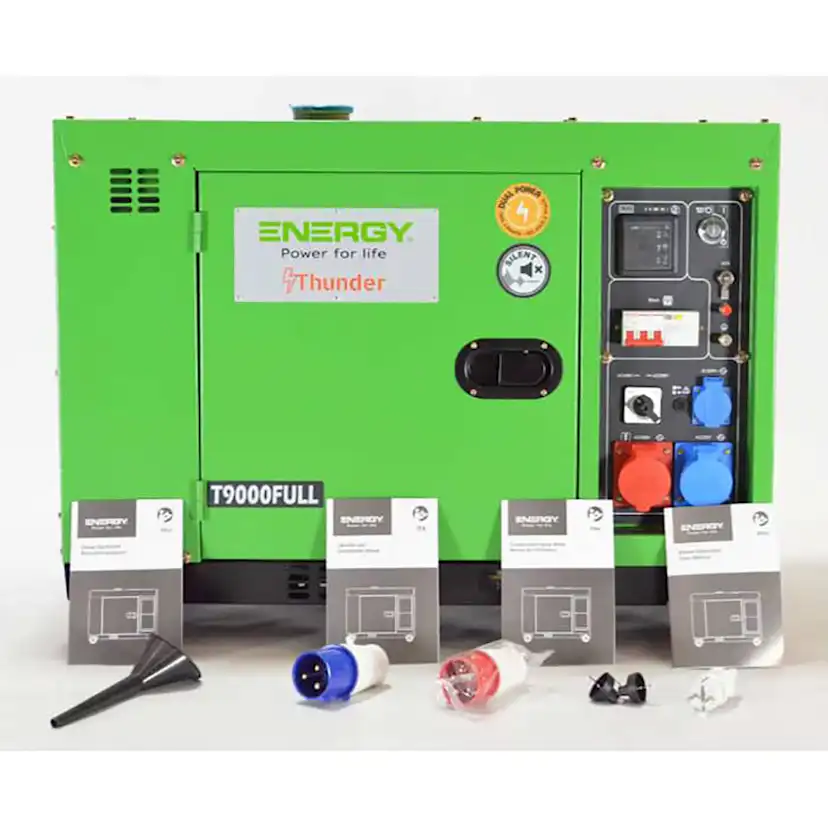 Elverk Energy T9000FULL 3-fas/1-fas Diesel