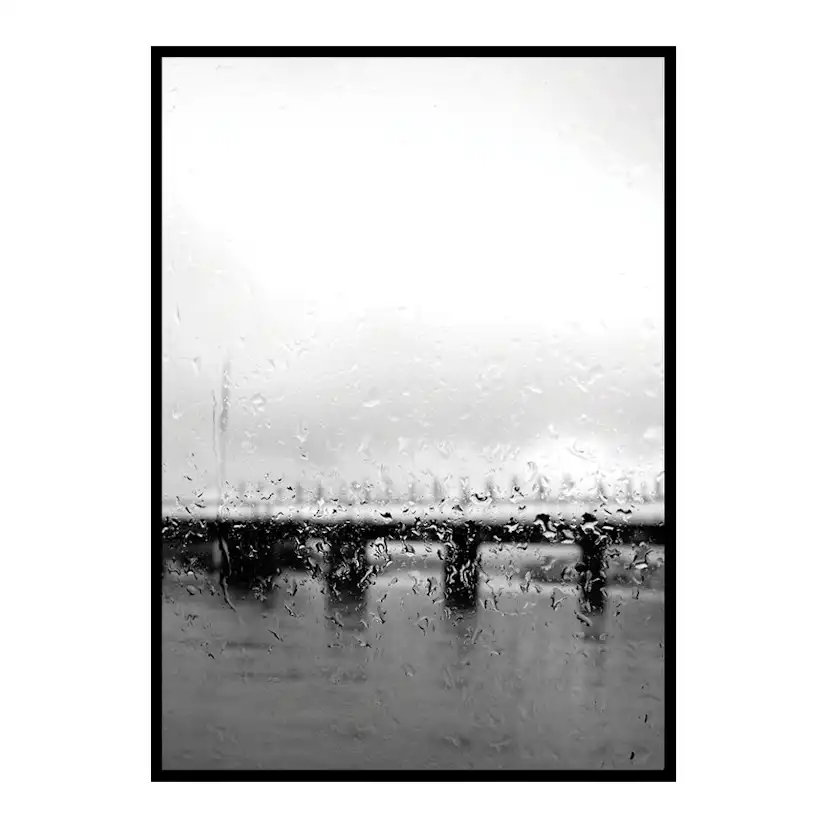 Poster Gallerix Behind Rain Drops