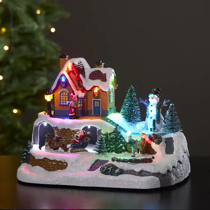 Panorama Star Trading Winterville hus släd