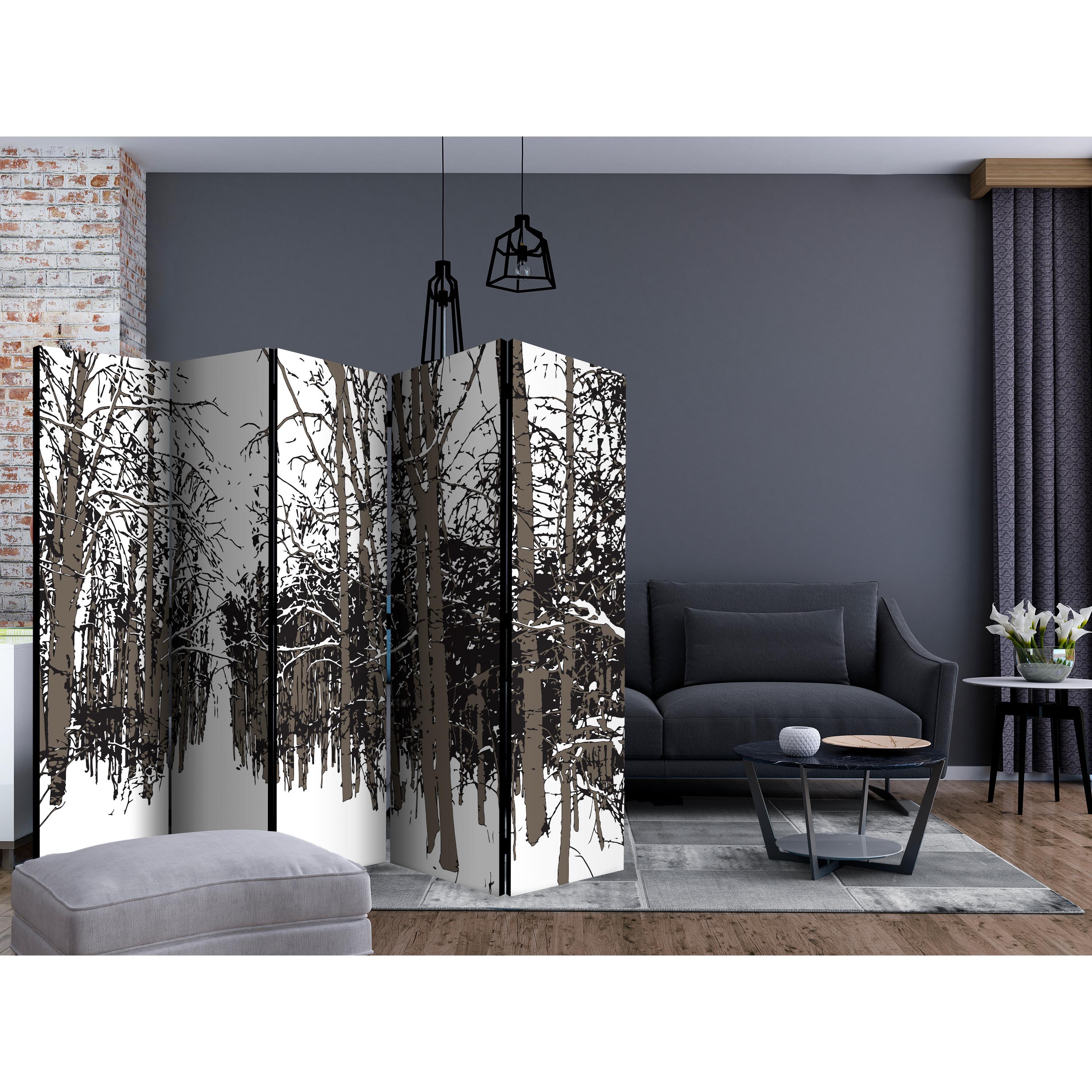 Rumsavdelare Skärmvägg Arkiio Trees Autumn II 225x172 cm