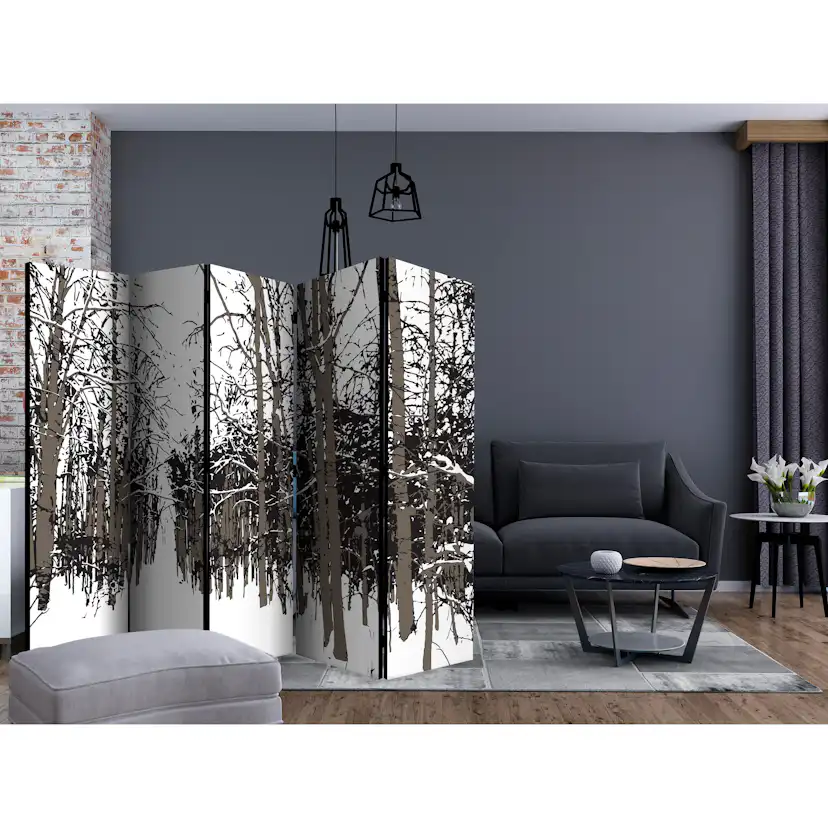 Rumsavdelare Skärmvägg Arkiio Trees Autumn II 225x172 cm
