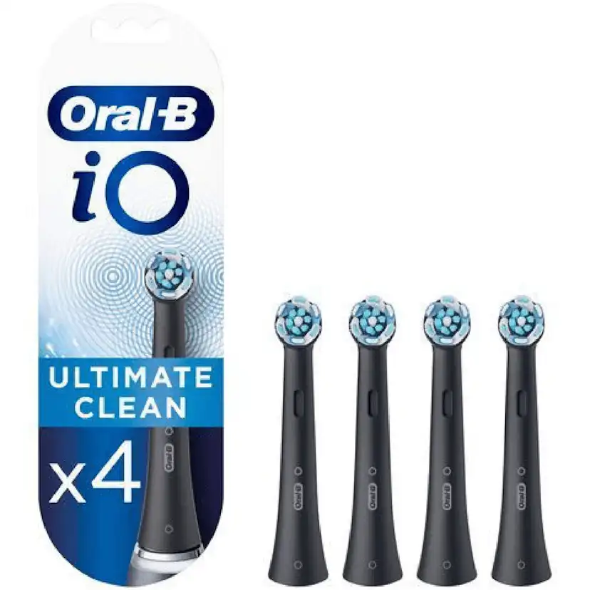 Borsthuvud iO Ultimate Clean Black 4st Svart
