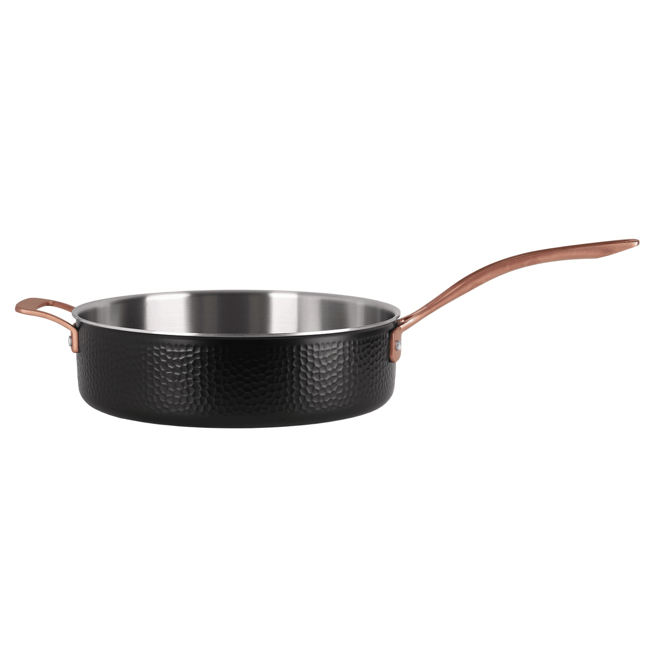 Traktörpanna Pepper med Lock 28 cm Svart