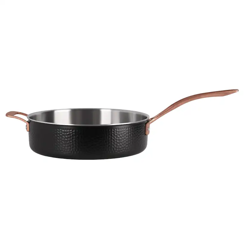 Traktörpanna Pepper med Lock 28 cm Svart