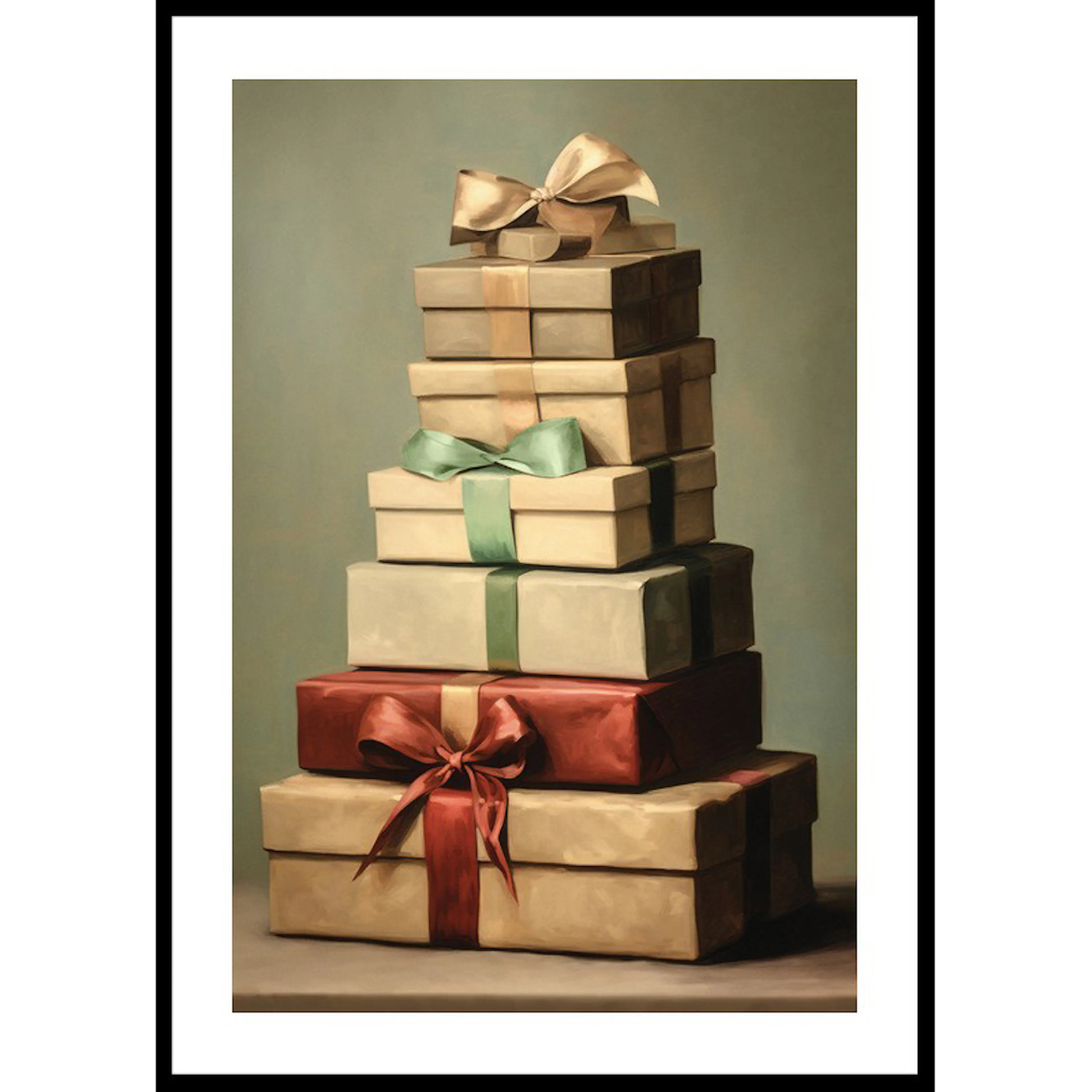 Pile Of Christmas Gifts No2 70x100 70x100 cm