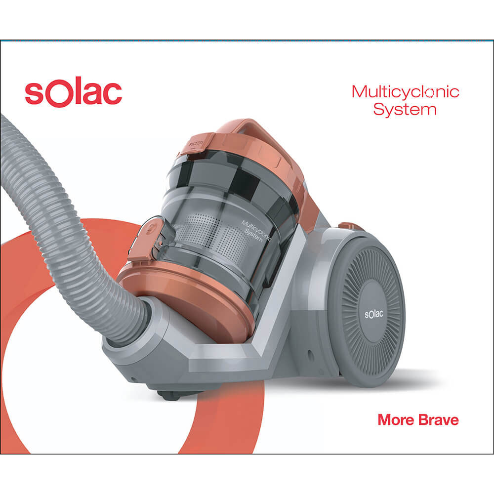 Dammsugare Solac More Brave Påslös 800W