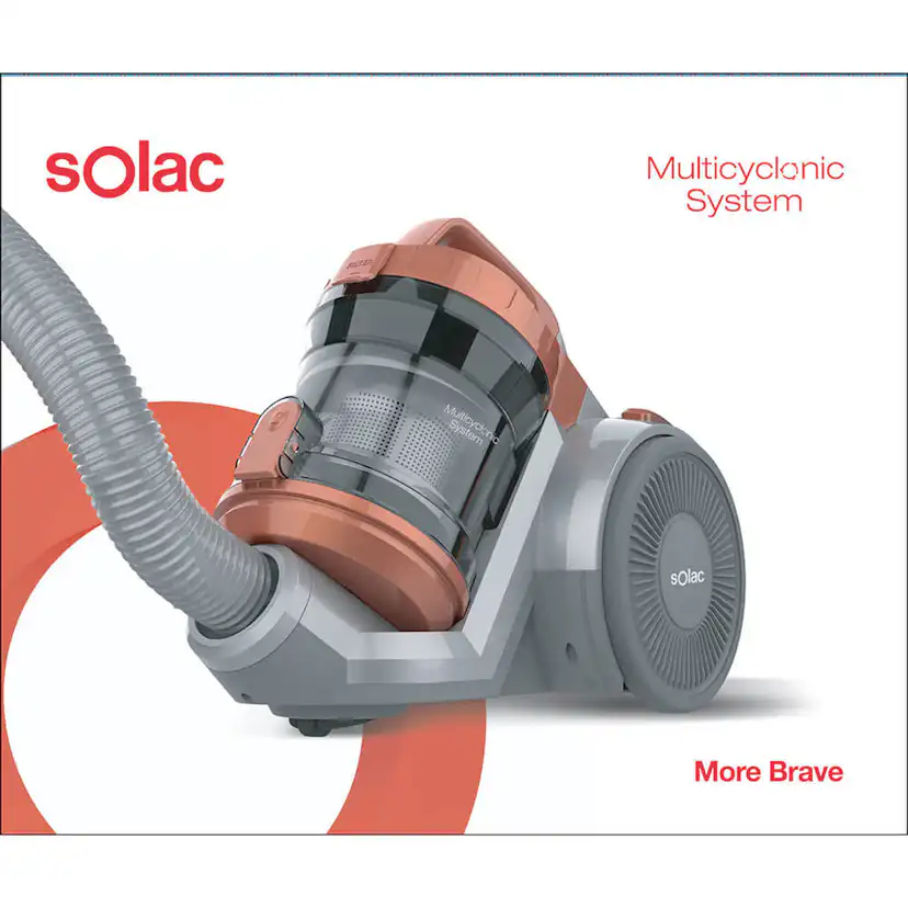 Dammsugare Solac More Brave Påslös 800W