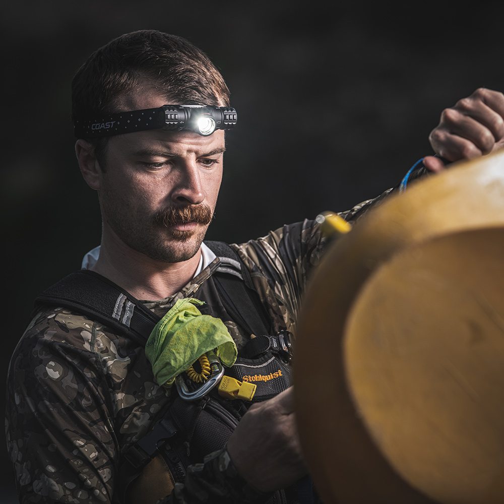 Pannlampa Coast XPH30R Uppladdningsbar 1500 lumen