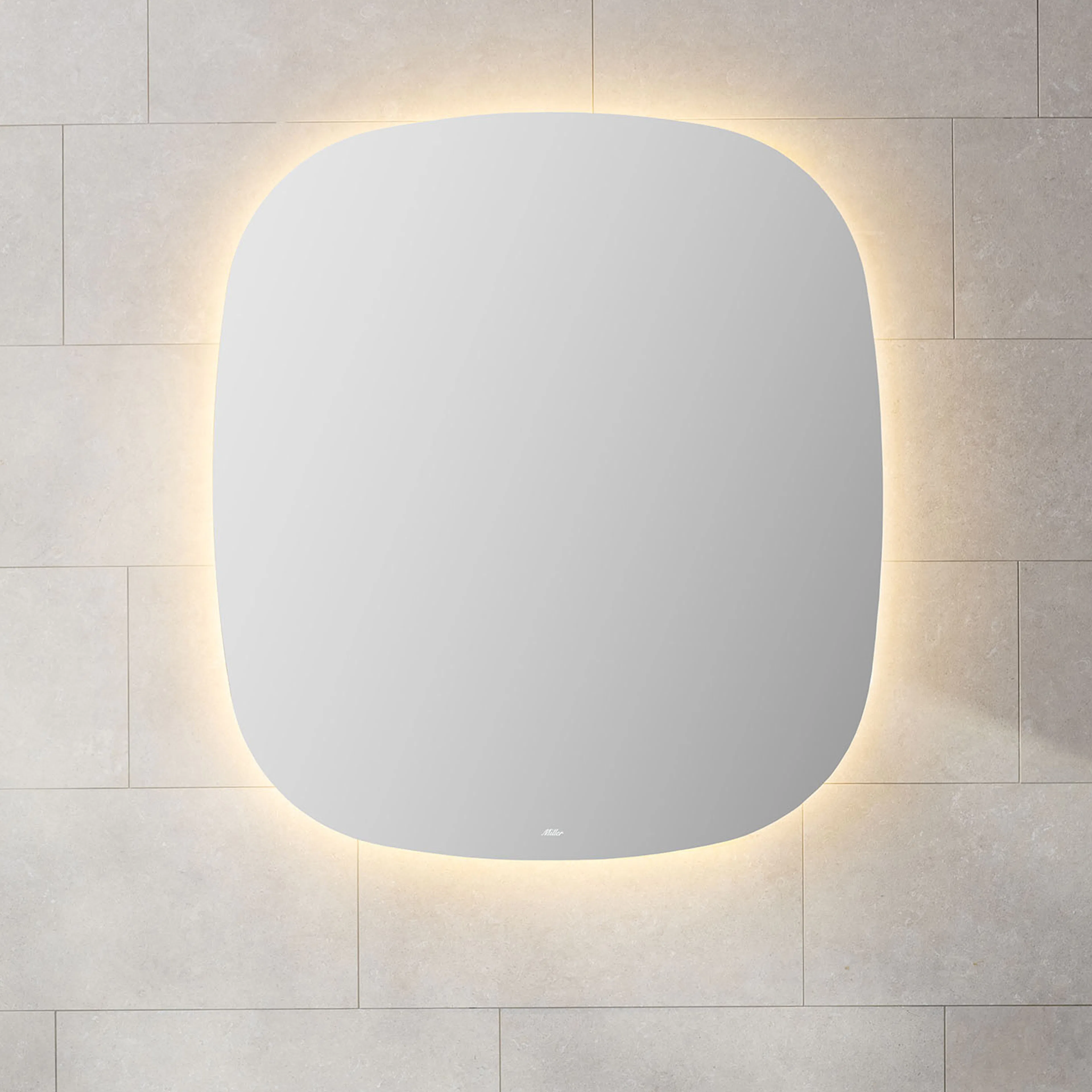 Spegel Ambient Oval DIM 90x100 cm Storlek: 90x100