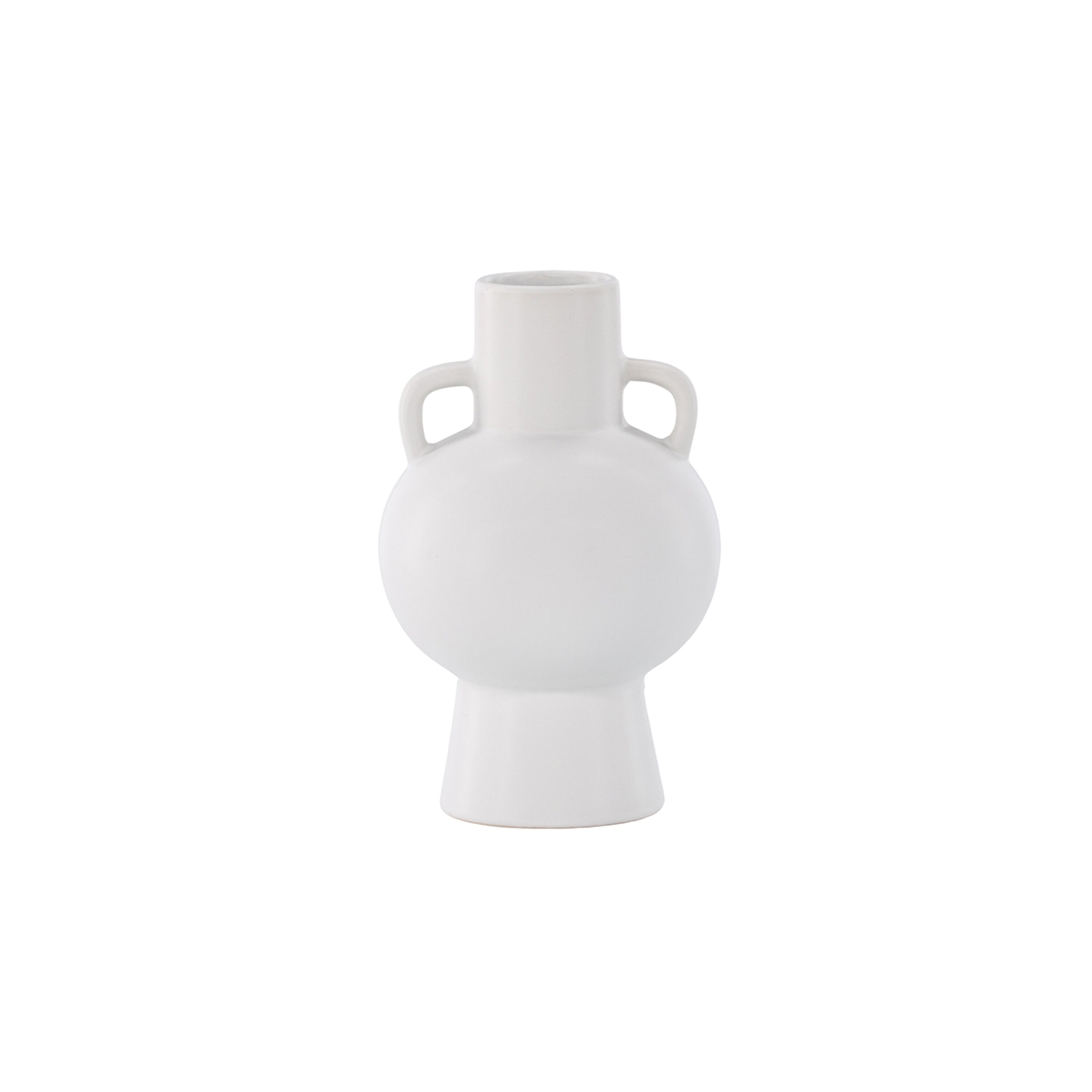 Cent Vase - Matte White - 16*16*24cm Vit