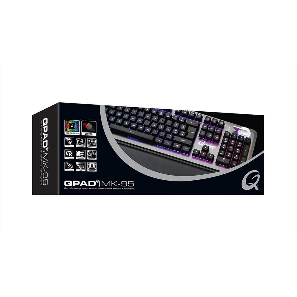 Gamingtangentbord Qpad MK95 Nordic