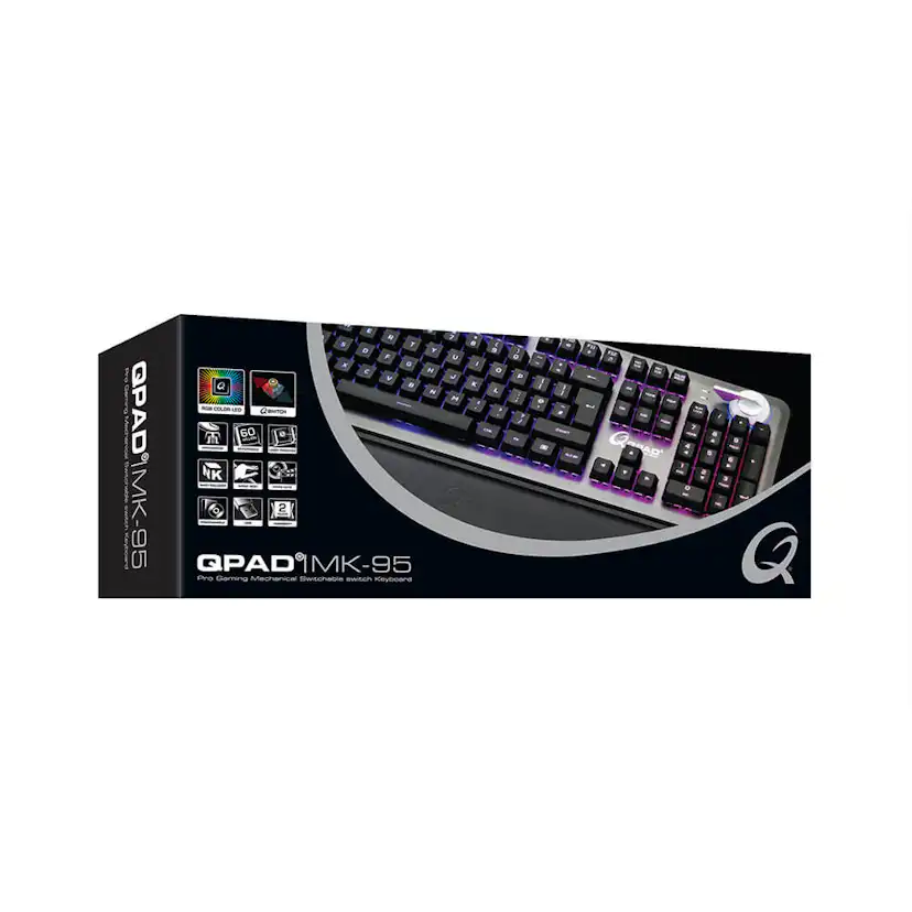 Gamingtangentbord Qpad MK95 Nordic