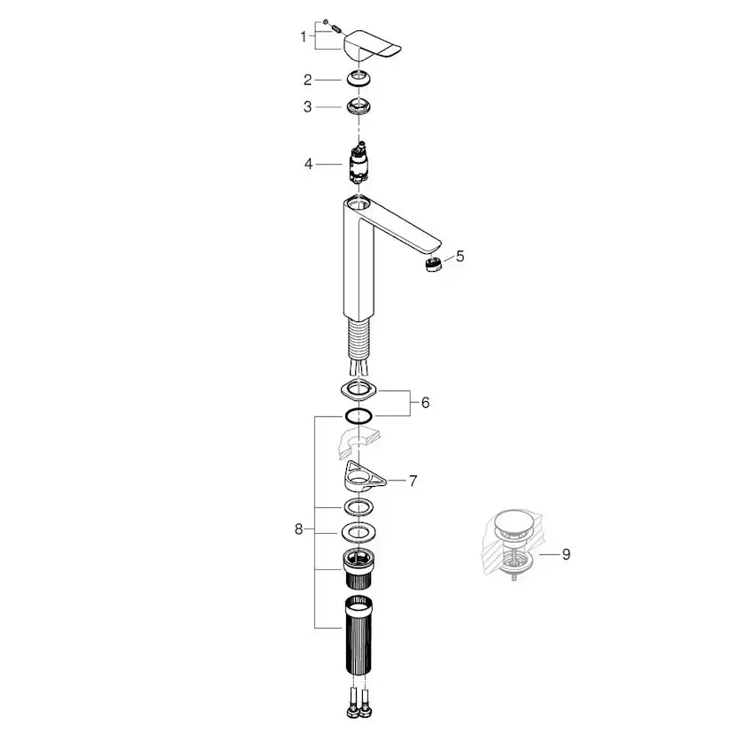 DICE TV.BLANDARE XL MATTEBLACK 5L Mattsvart