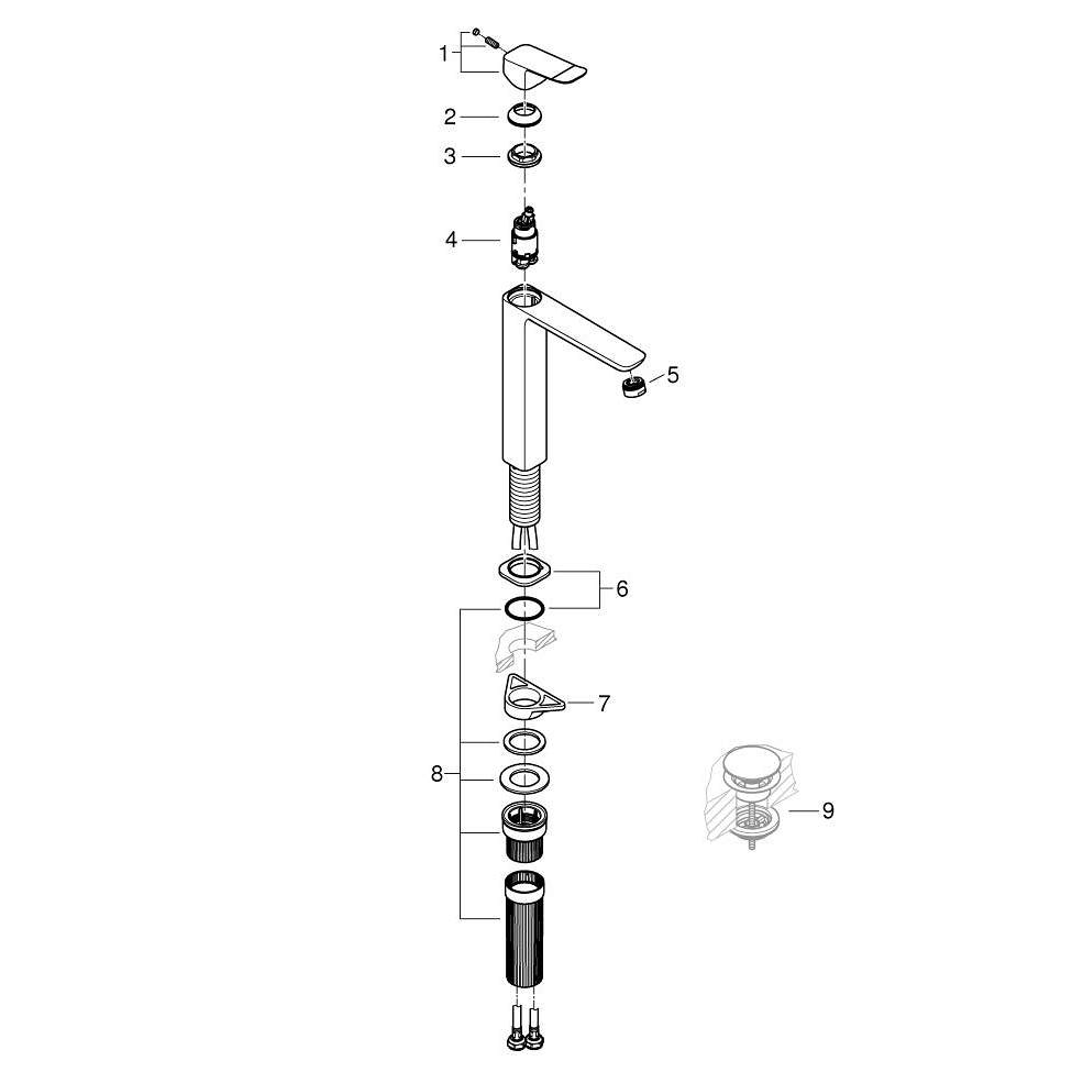 DICE TV.BLANDARE XL CHROME 5L Krom