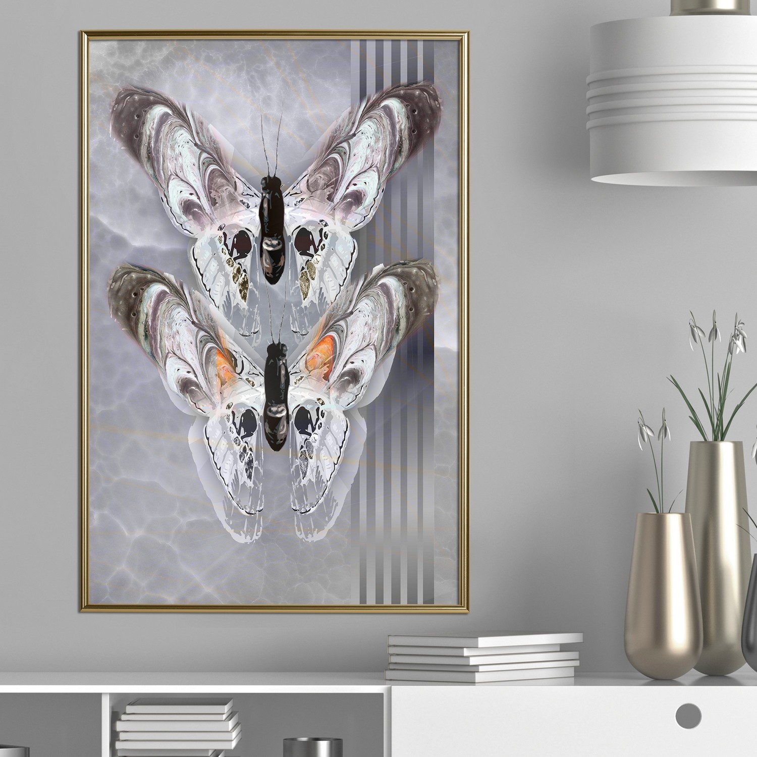Poster Artgeist Affisch Couple Butterfly