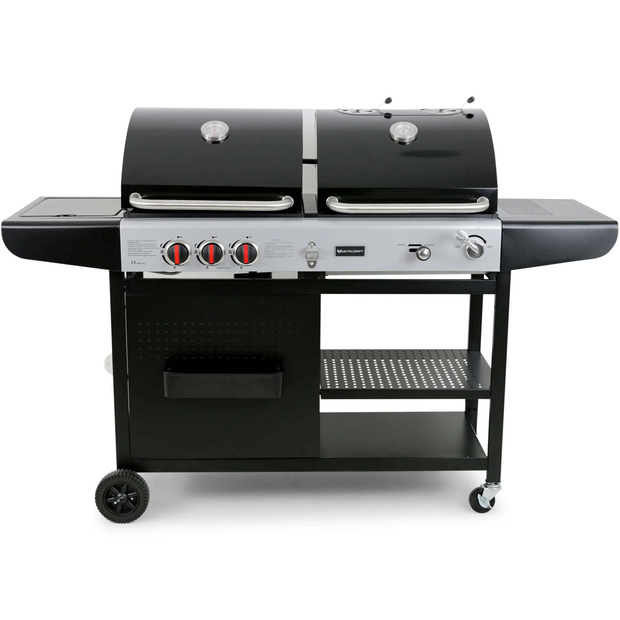 Gasol/Kolgrill Metalcraft Kombinationsgrill Aurora