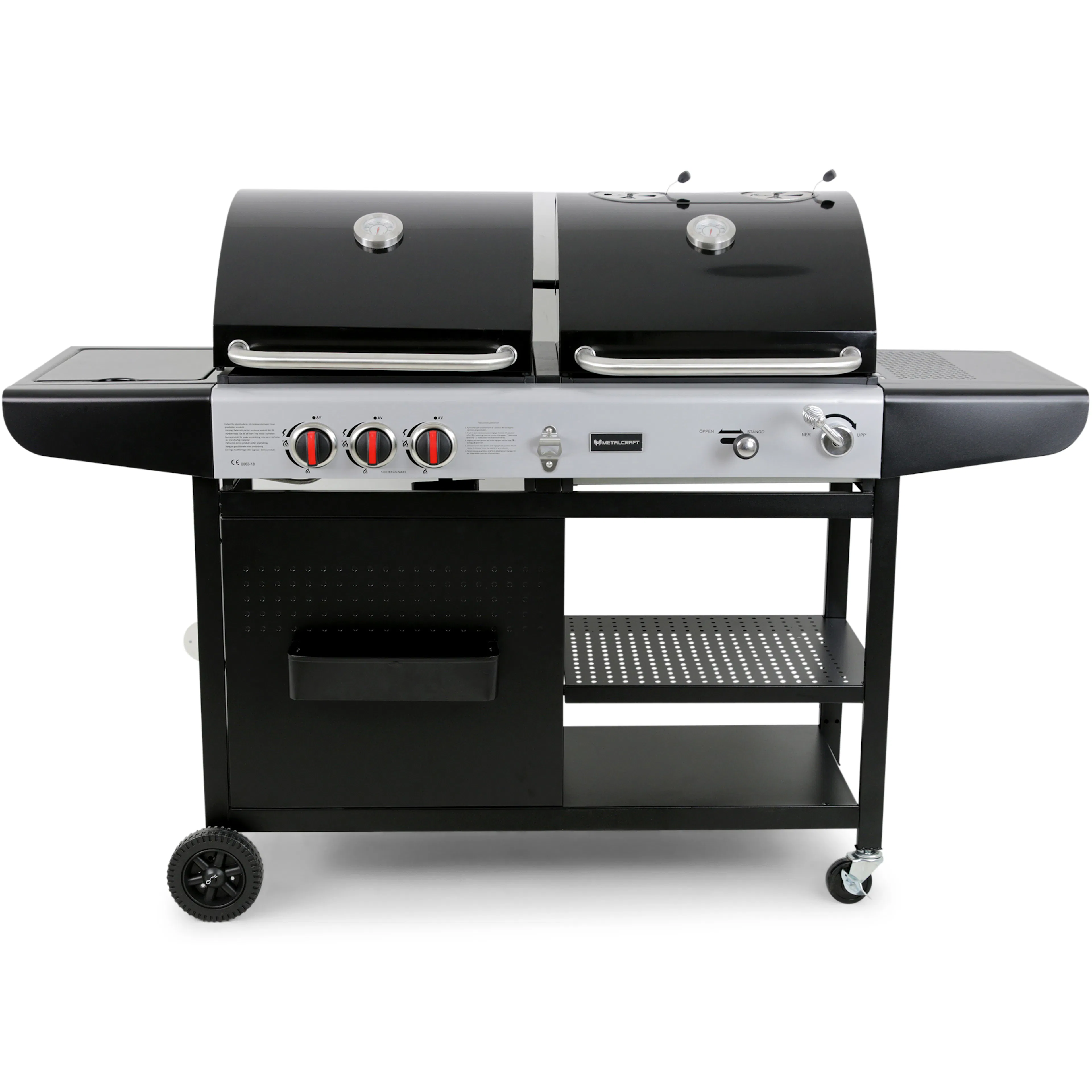 Gasol/Kolgrill Metalcraft Kombinationsgrill Aurora