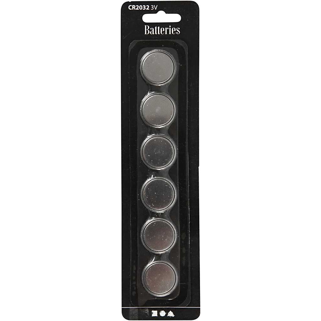 Batterier Creativ Company 20 mm 6 st/1 Förp