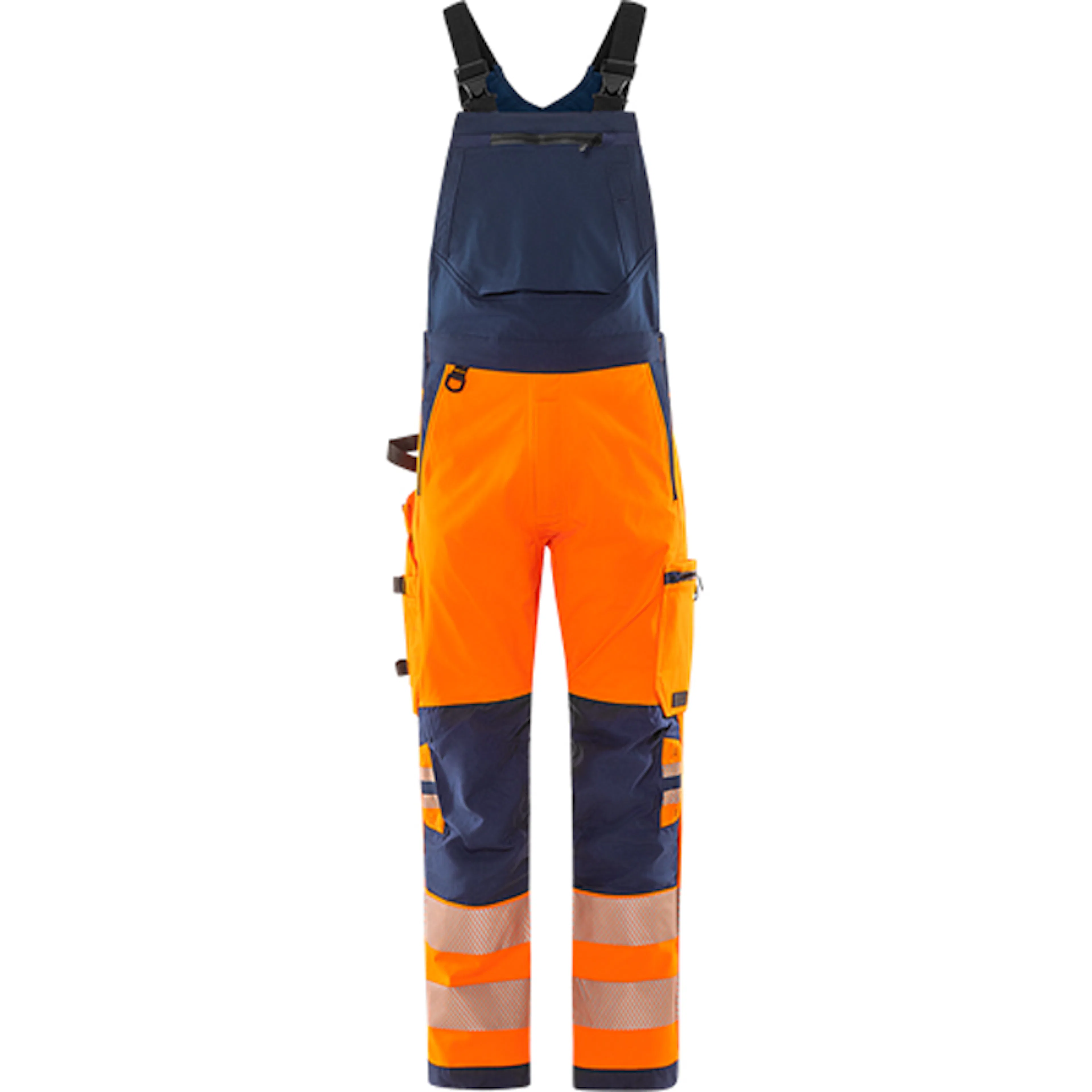 Varselorange/Marinblå