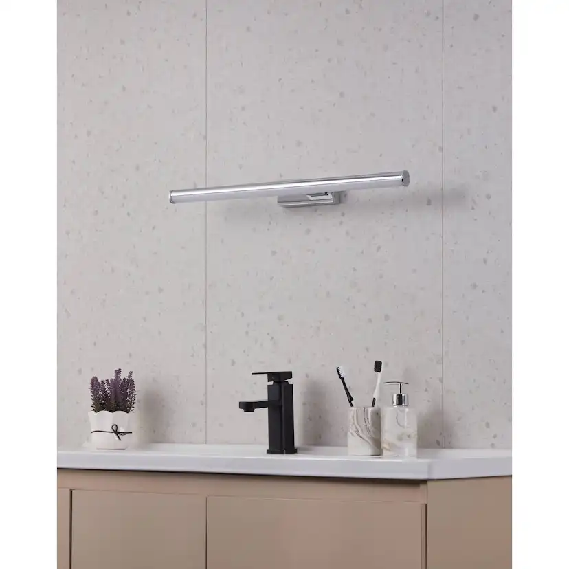 LED-SPIEGELL.L-600 CHROM/WEISS 'VADUMI' 600 mm, Vit