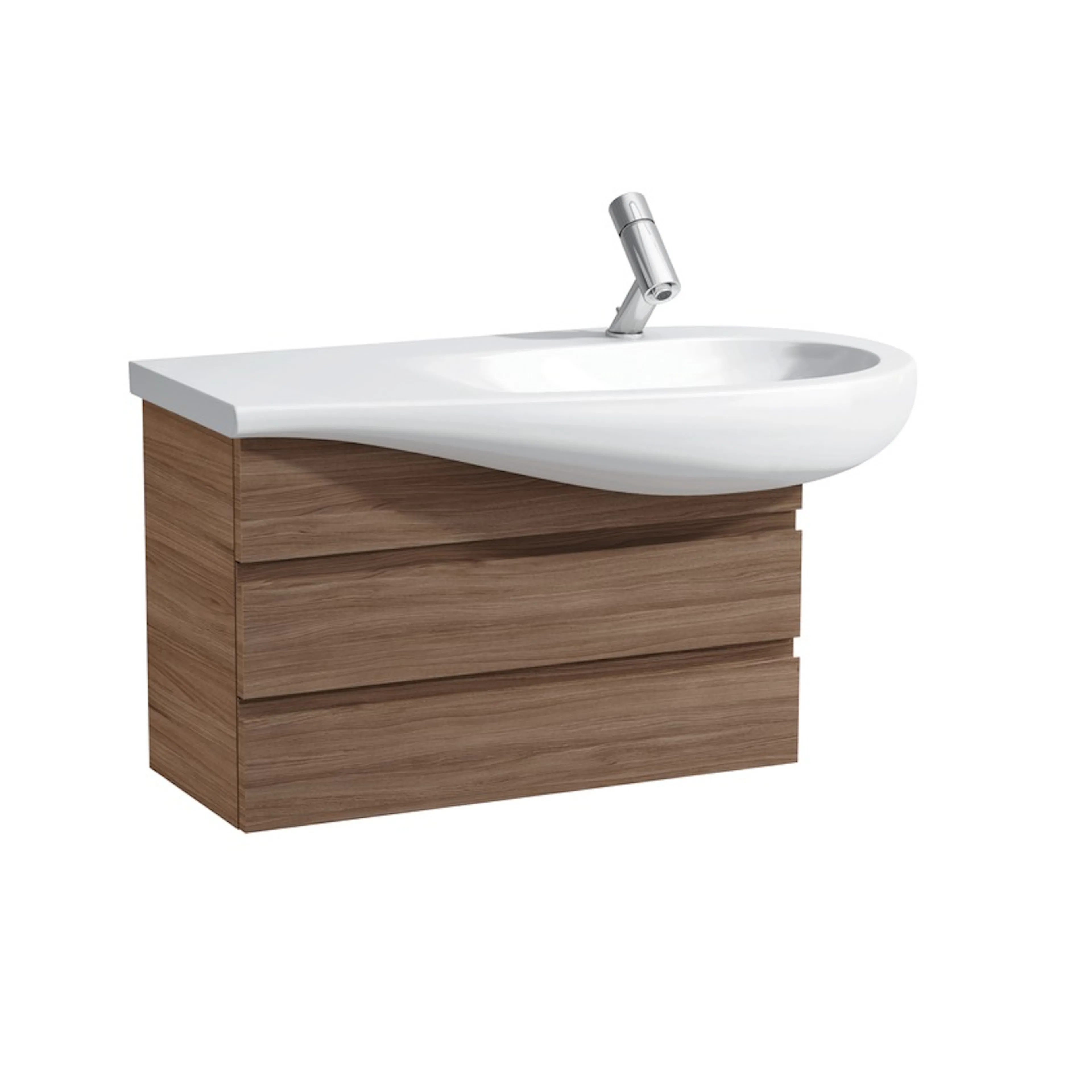 Tvättställ Laufen IL Bagno Alessi One Tuna 814976 900 mm Vän Vänster