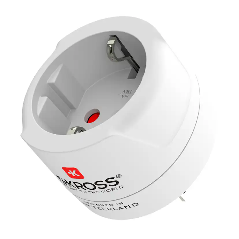 Reseadapter Skross Europa till USA Jordad
