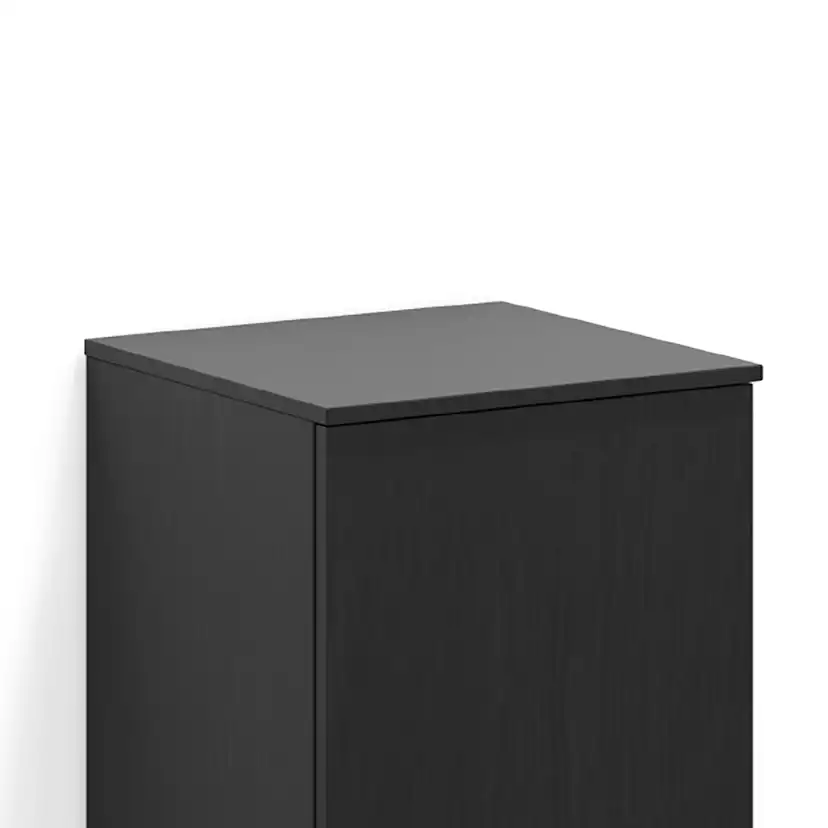 Toppskiva 35x35 Svart Ek Svart Ek