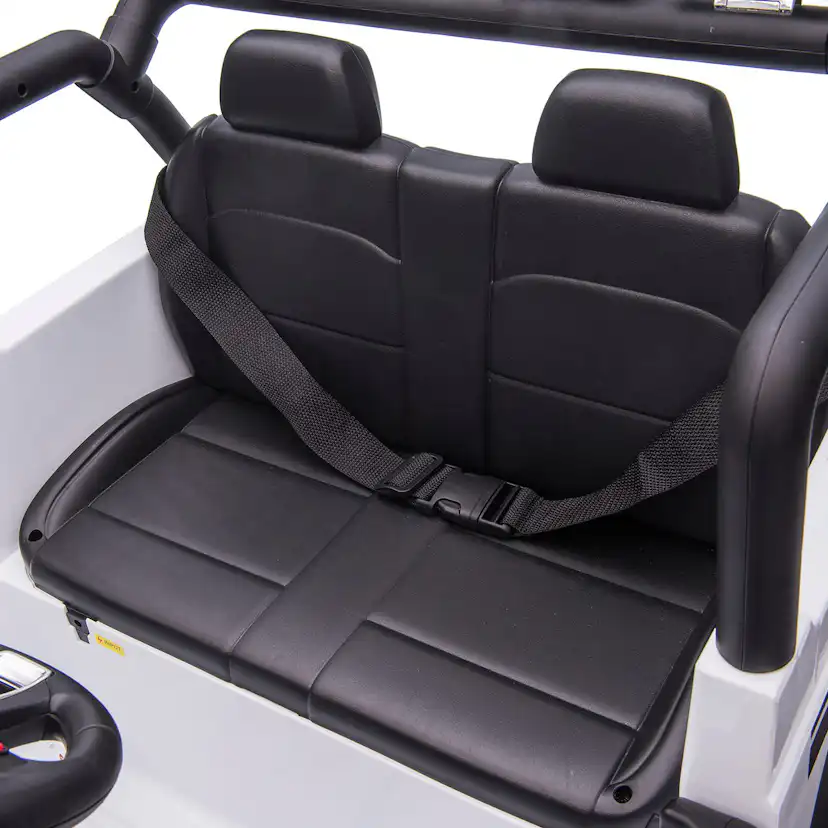 Elbil Nordic Play Offroader 12V7AH EVA hjul vit