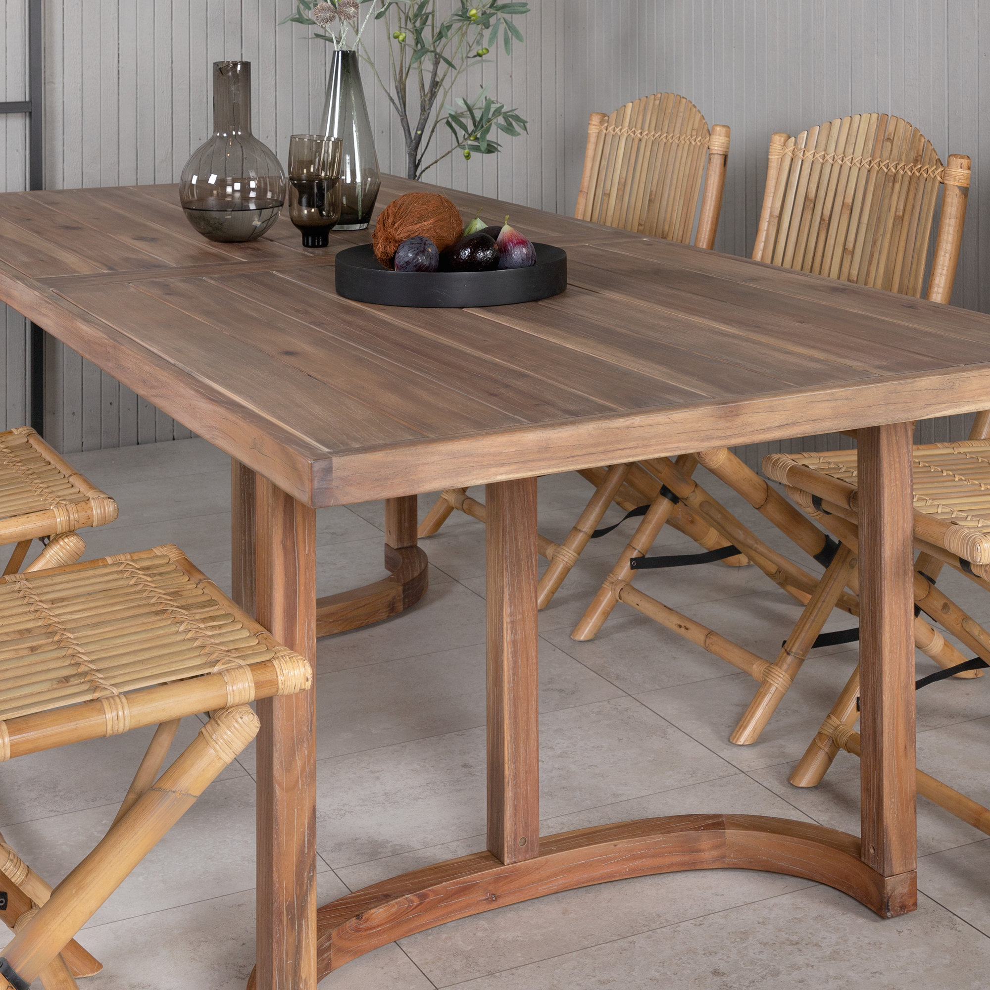 Matgrupp Venture Home Erica med 6 Cane Stolar