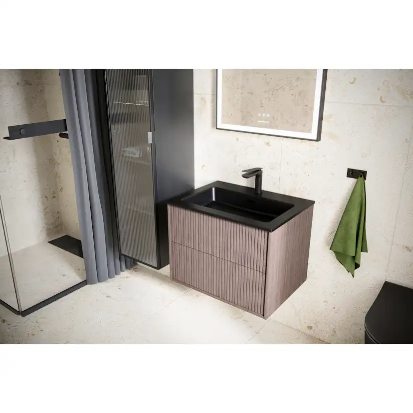 Langfoss Gardin 90x200 Askgrå H: 2000 mm, Askgrå