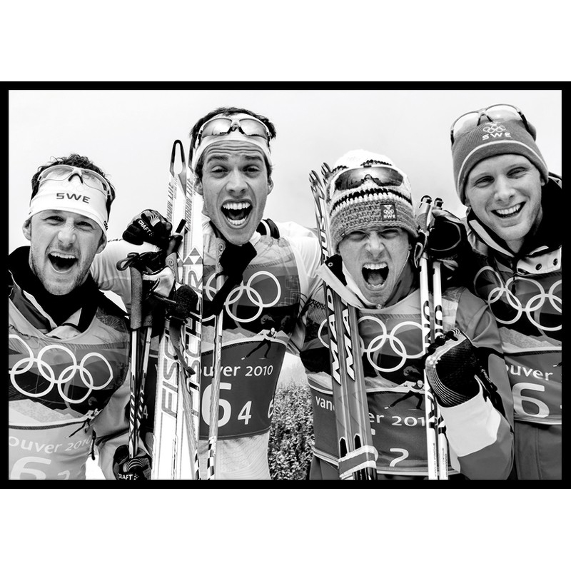 Poster Gallerix OS-Guld Skidor Vancover 2010