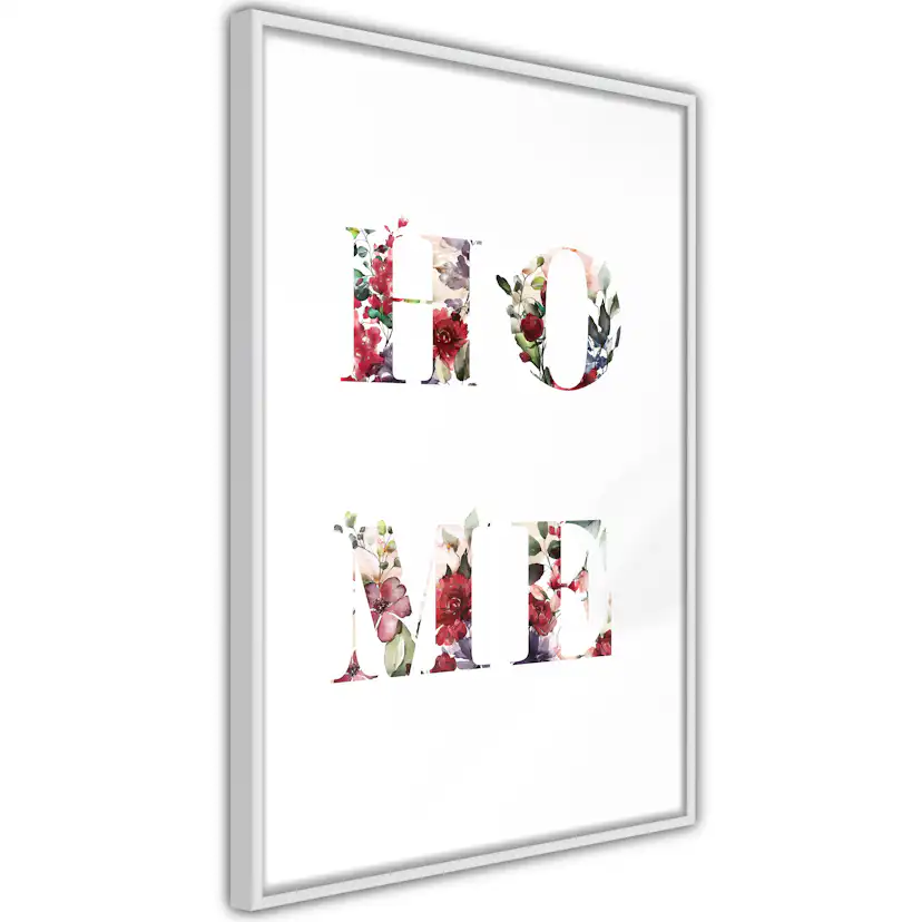Poster Artgeist Affisch Home in Flowers