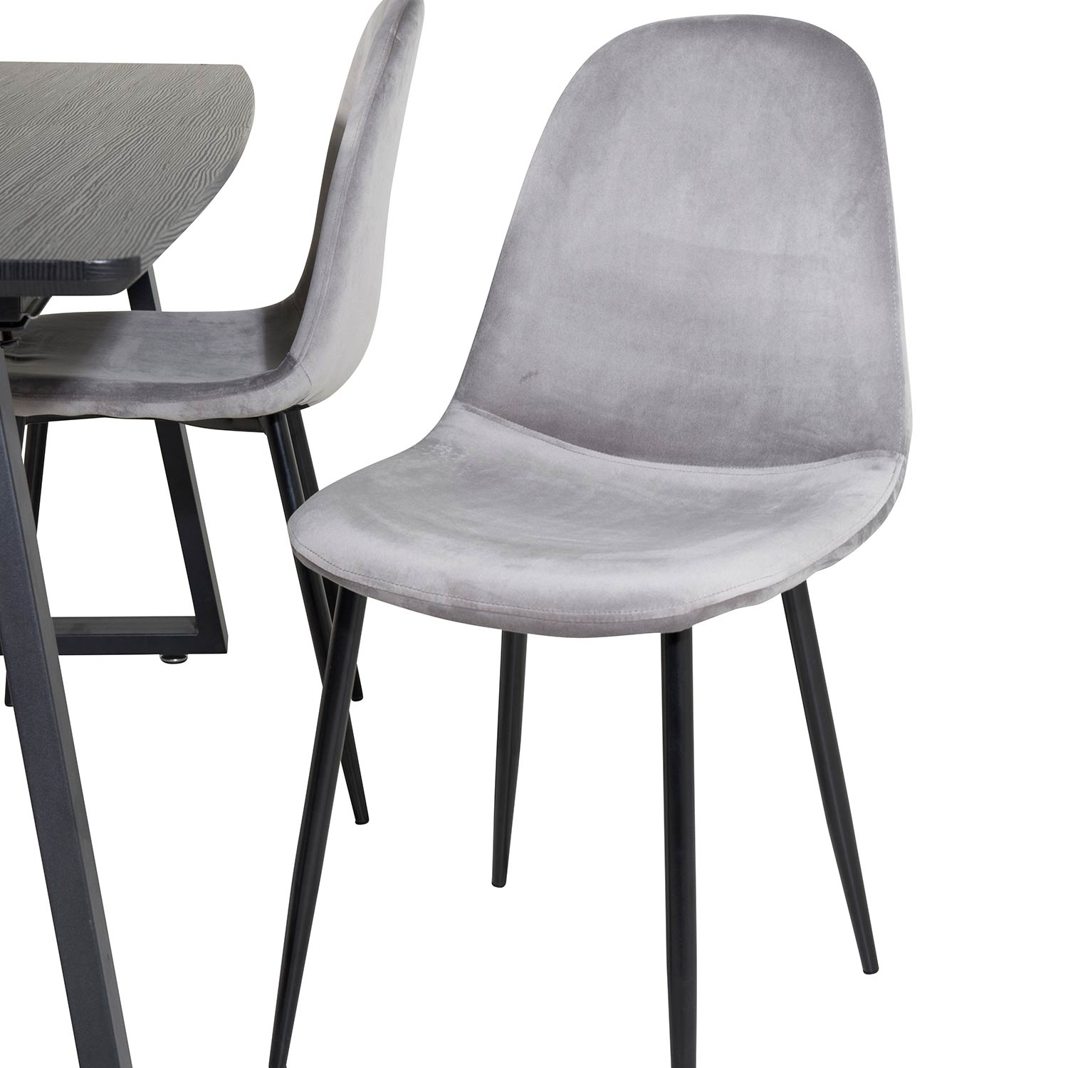 Matgrupp Venture Home Ina med 4 Pobbie Stolar Sammet