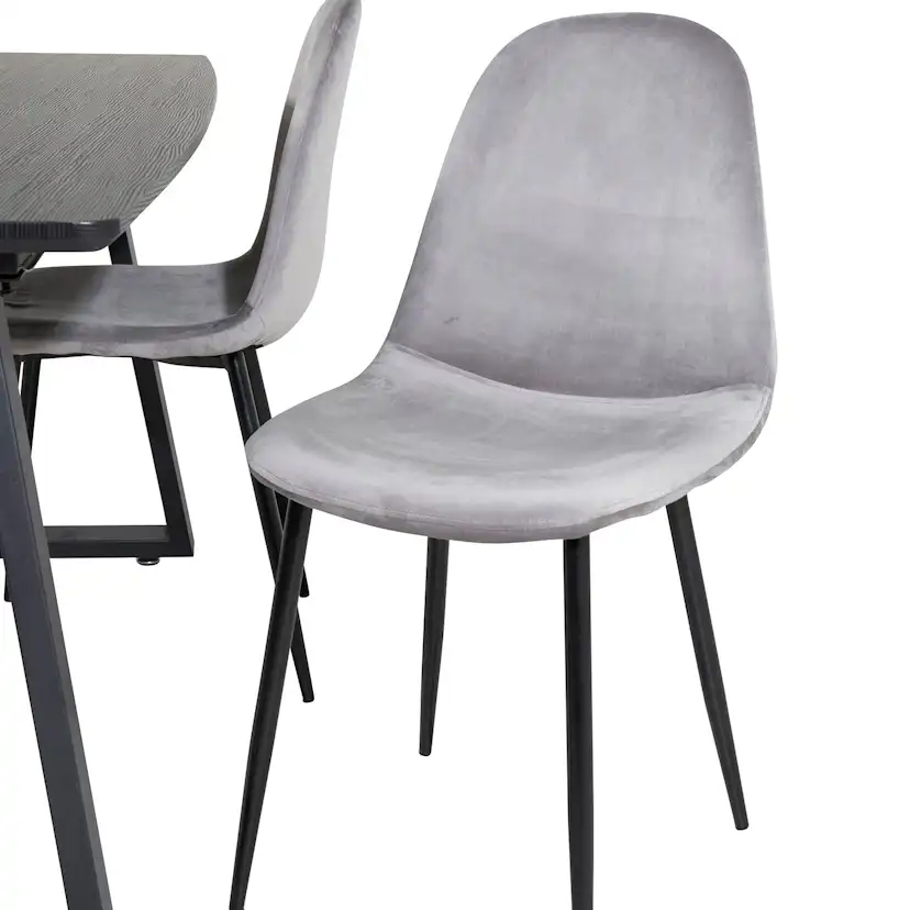 Matgrupp Venture Home Ina med 4 Pobbie Stolar Sammet