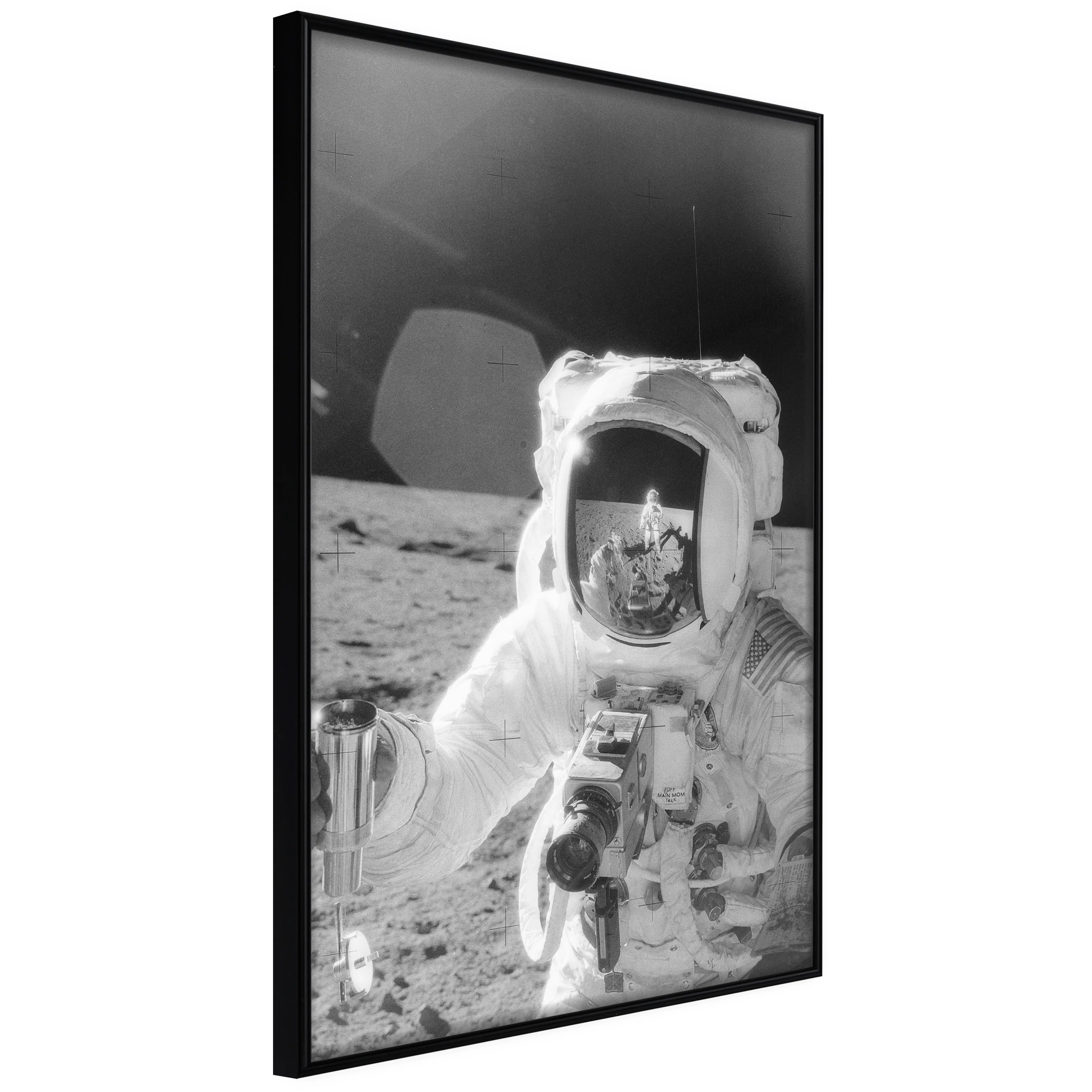Affisch - Profession of Astronaut [Poster] 20x30 Svart ram, 20x30 cm