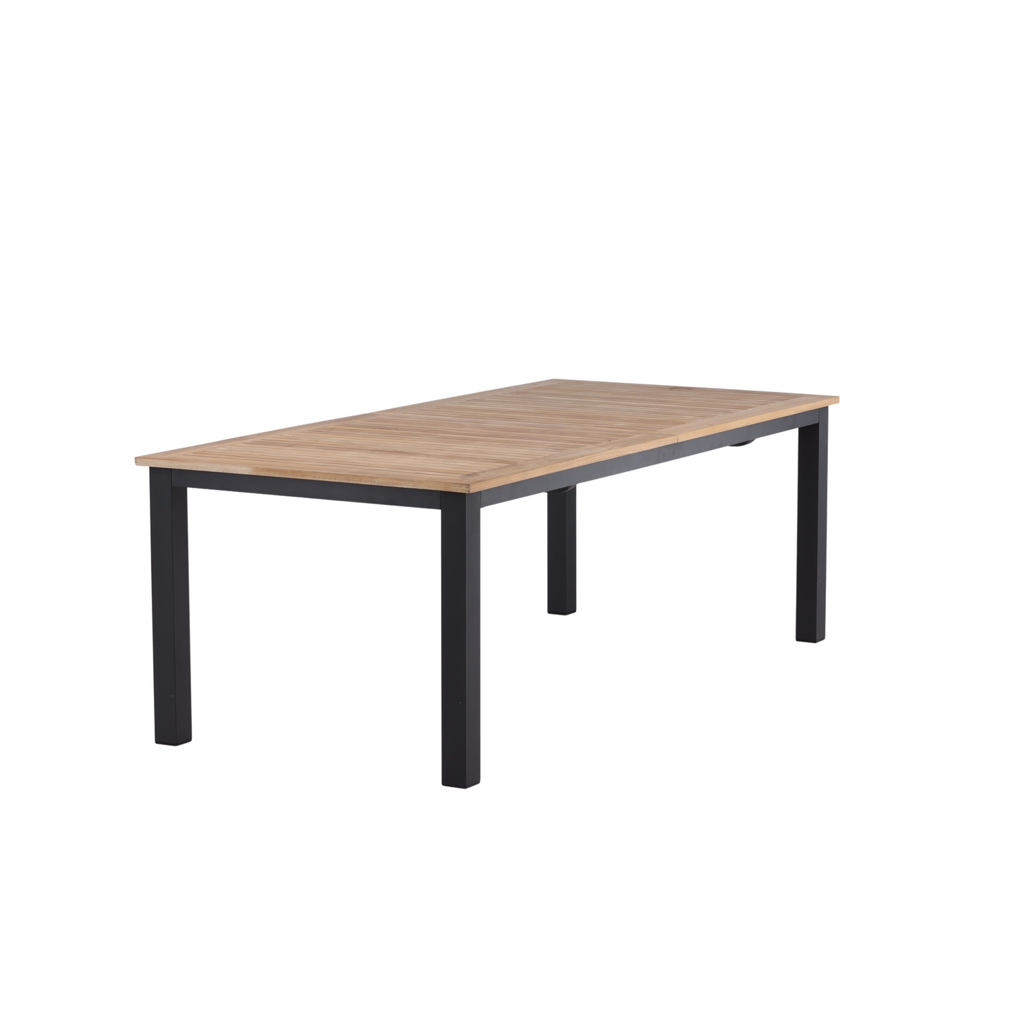 Panama - Table - 224/324*100 - svart Alu/Teak Svart/Teak