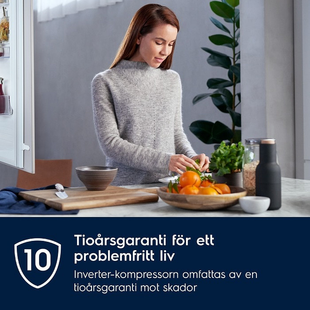 Kombinerad Kyl/Frys Electrolux Serie 300 LNS3LE18S Integrerad