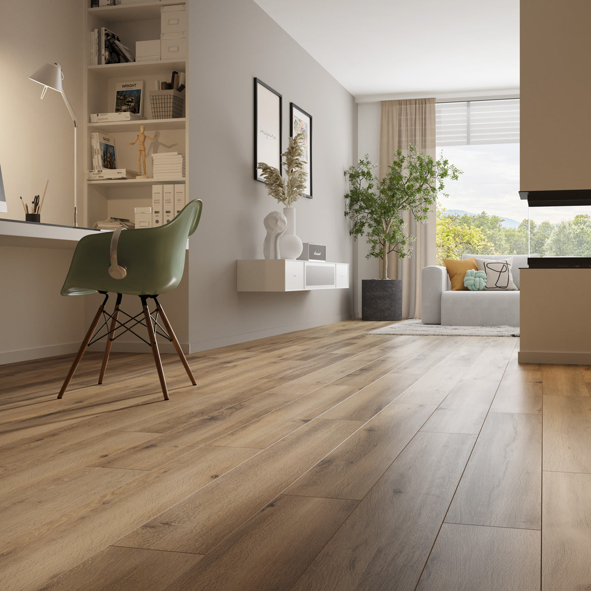 Laminatgolv Tenfors Oak Lodge 8 mm, 1-stav
