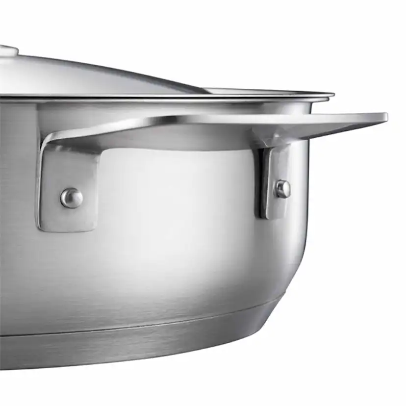 Ugnspanna Fiskars All Steel 28 cm - Tålig Form med Jämn Värmefördelning