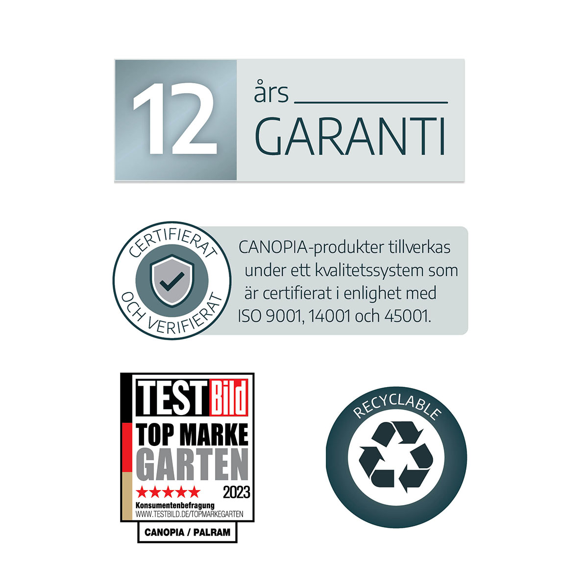 Redskapsbod Canopia by Palram Rubicon 2,8 m²