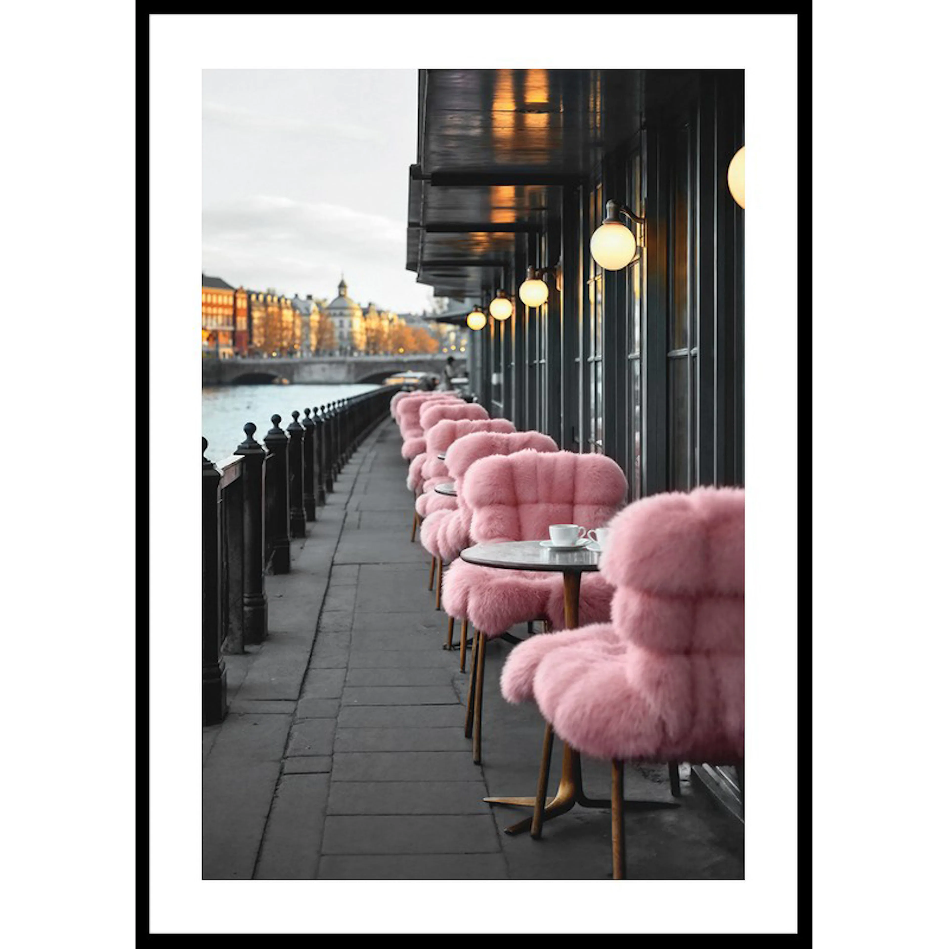 Riverside Café 30x40 30x40 cm