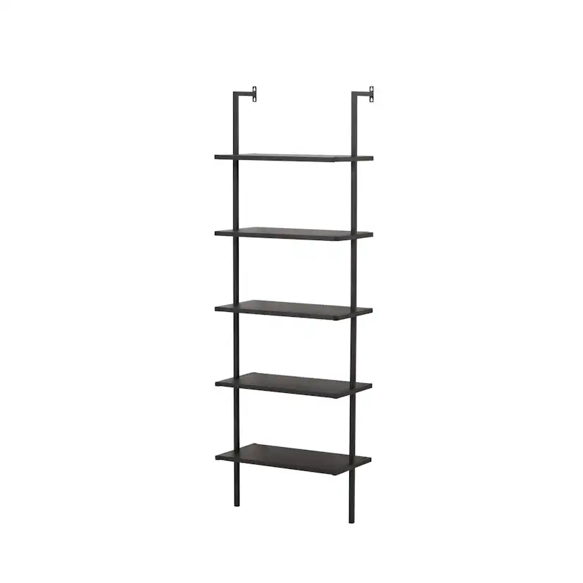 Vägghängd Hylla Venture Home Caracas i Svart Stål 183 cm