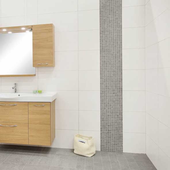 Klinkermosaik Arredo Archgres Grå 2,5x2,5 cm